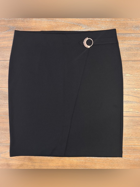Jemma Dresses & Skirts - JEM Black Pencil Skirt with Gold Ring Detail #26